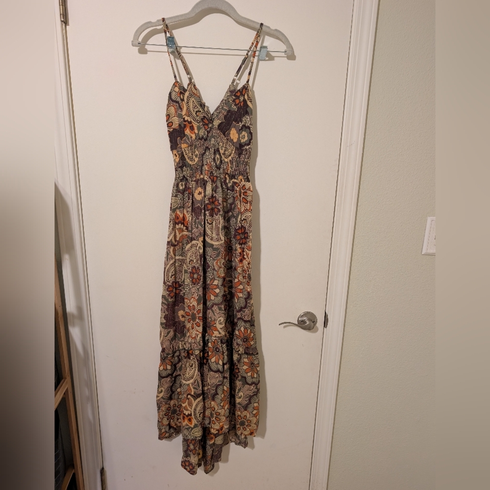 NWOT Angie Multicolor Floral Maxi Dress